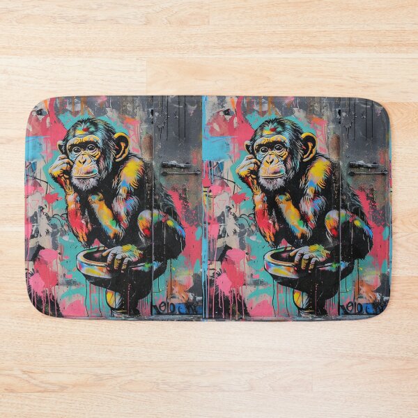 Item preview, Monkey Thinker,  Funny Urban T-Shirt designed and sold by TheDarkStone.