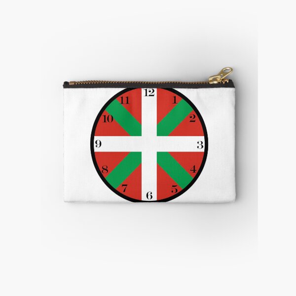Item preview, Basque flag wall clock designed and sold by Numbers-Art.