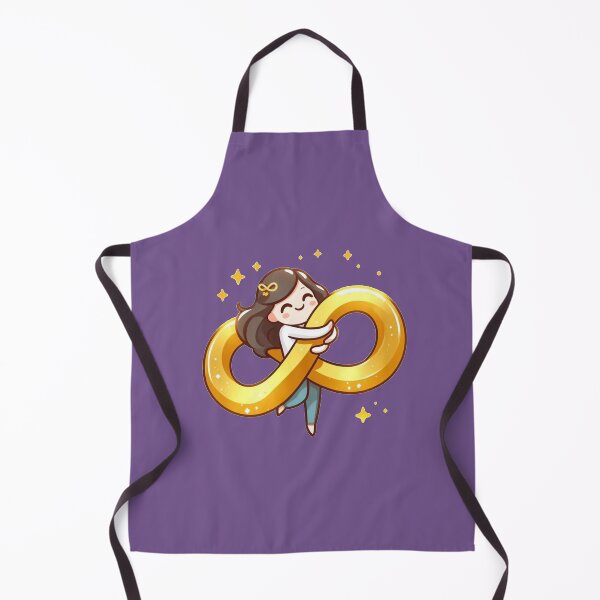 Item preview, Actually Autistic - Gold infinity symbol hug designed and sold by Vkinsify.
