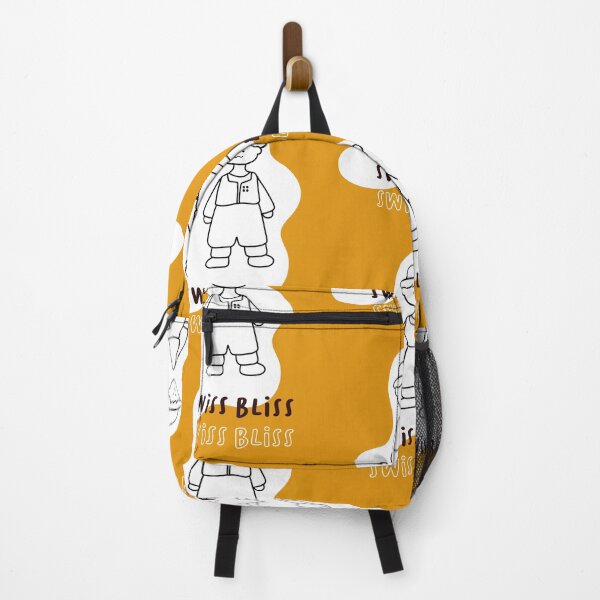 Item preview, Swiss Bliss - Cute Boy in Swiss Clothing (Yellow/Orange Background) designed and sold by RM-Journey.