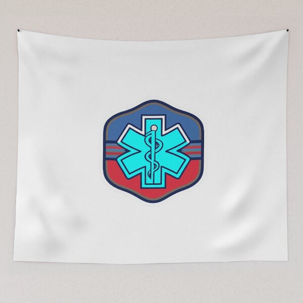 Item preview, Paramedic Badge Detailed Illustration designed and sold by NiftyWrx.