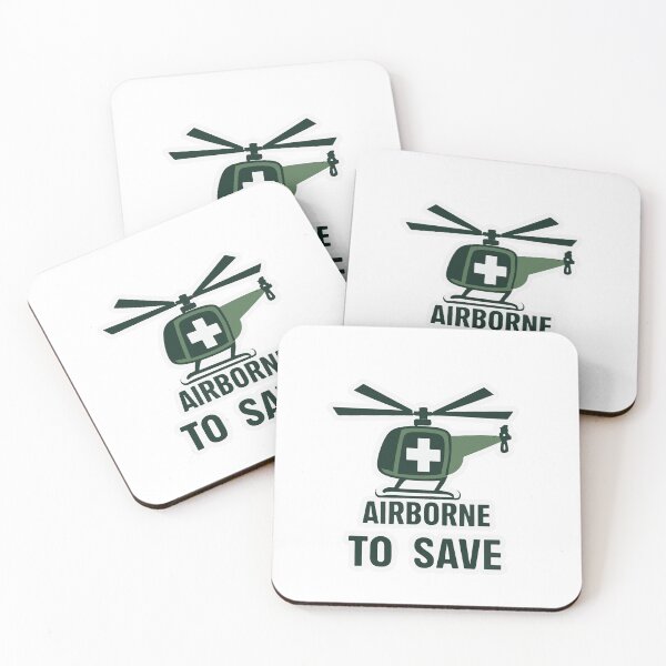 Item preview, Airborne to Save Helicopter Medical Rescuer Design designed and sold by NiftyWrx.
