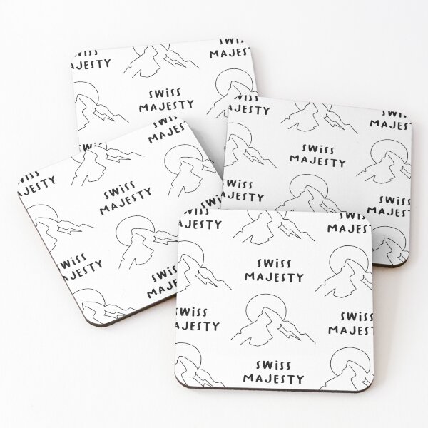 Item preview, Swiss Majesty - Mountain & Sun Line Art (White Background) designed and sold by RM-Journey.
