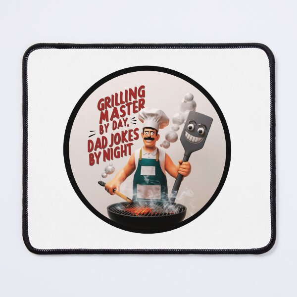 Item preview, Grilling Master by Day, Dad Jokes by Night designed and sold by deluxedigital1.