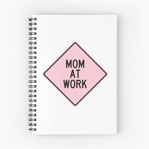 Item preview, Mom at Work Funny Warning Sign designed and sold by Wurmbone.