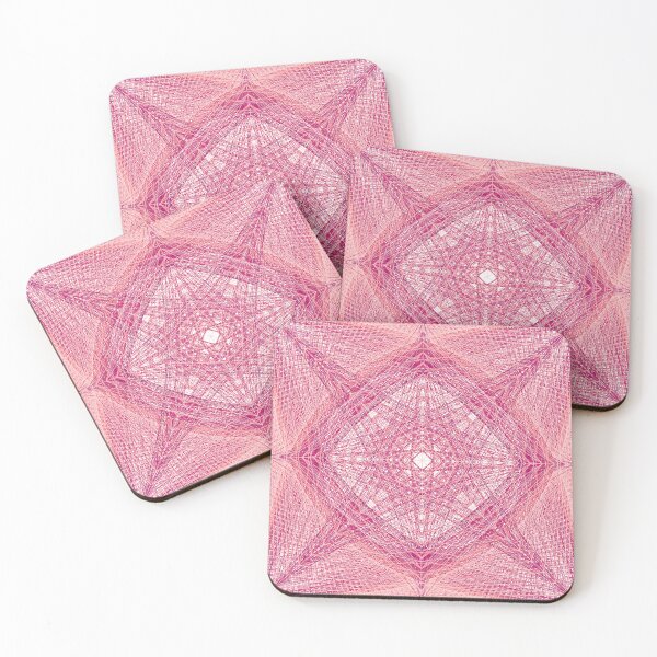 Item preview, Rectangular Pattern #6 Morph C [12196-Pinks-WB] designed and sold by LottMultimedia.