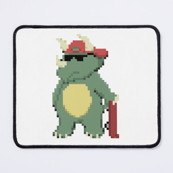 Item preview, Cool Skater Triceratops Pixel Art designed and sold by kingroy.