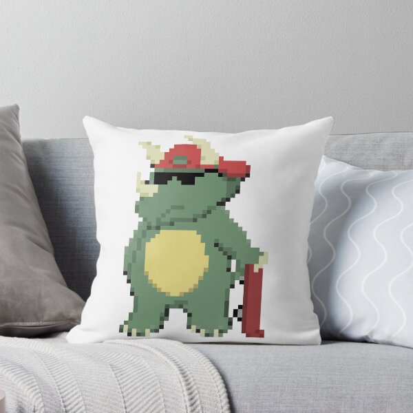 Item preview, Cool Skater Triceratops Pixel Art designed and sold by kingroy.