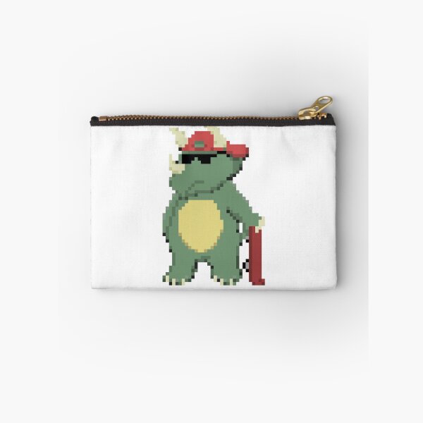 Item preview, Cool Skater Triceratops Pixel Art designed and sold by kingroy.