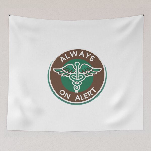 Item preview, Always on Alert - Medical Alert Symbol Design designed and sold by NiftyWrx.
