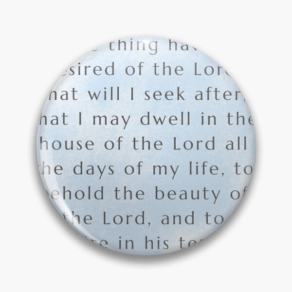 Item preview, Psalm 27:4 designed and sold by Undonemadenew.