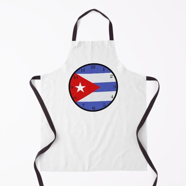 Item preview, Cuban flag wall clock designed and sold by Numbers-Art.