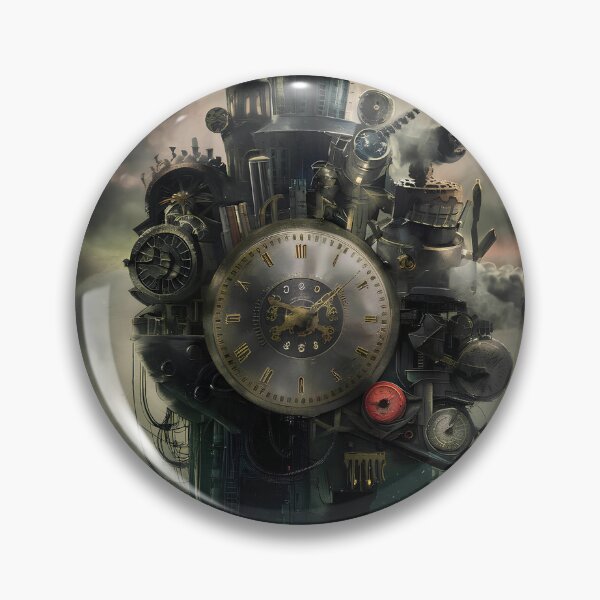 Item preview,  Steampunk clock tower designed and sold by Paul-Place.