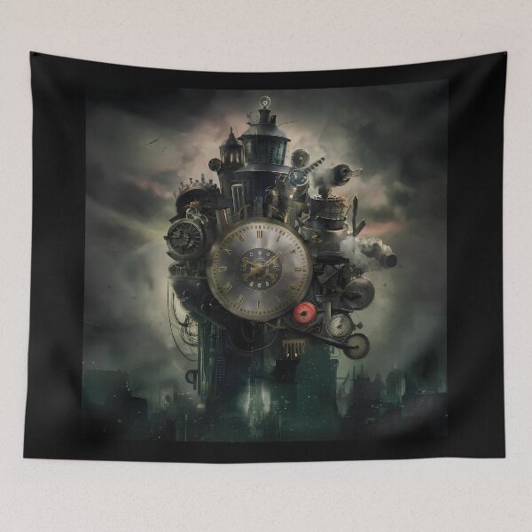 Item preview,  Steampunk clock tower designed and sold by Paul-Place.