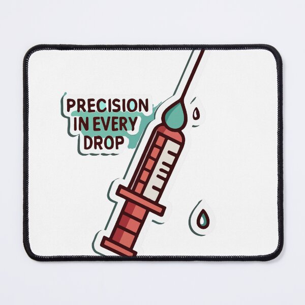 Item preview, Precision in Every Drop - Medical Syringe Design designed and sold by NiftyWrx.