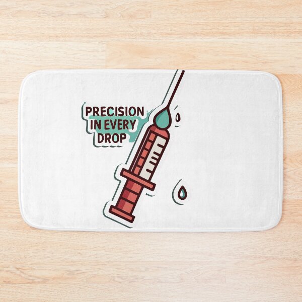 Item preview, Precision in Every Drop - Medical Syringe Design designed and sold by NiftyWrx.