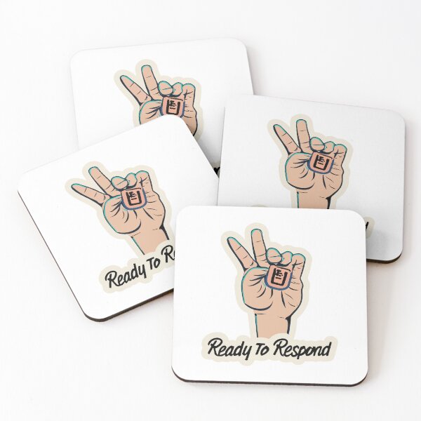 Item preview, Ready to Respond - Choking Sign Instruction Sticker designed and sold by NiftyWrx.