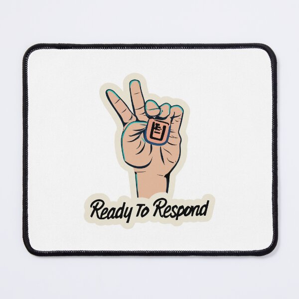 Item preview, Ready to Respond - Choking Sign Instruction Sticker designed and sold by NiftyWrx.