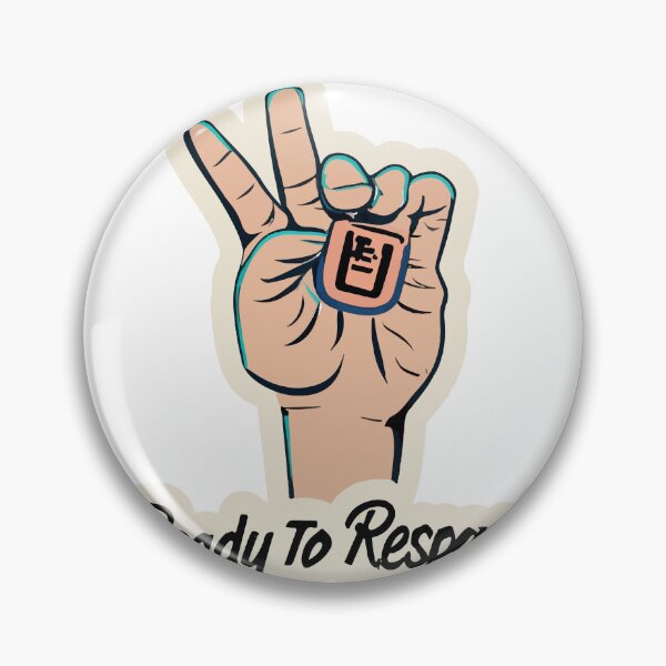 Item preview, Ready to Respond - Choking Sign Instruction Sticker designed and sold by NiftyWrx.