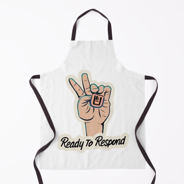 Item preview, Ready to Respond - Choking Sign Instruction Sticker designed and sold by NiftyWrx.