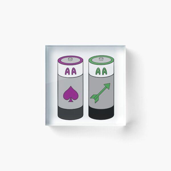 Item preview, Pila AA (Asexual y Aromática) designed and sold by Aly's Art Shop.