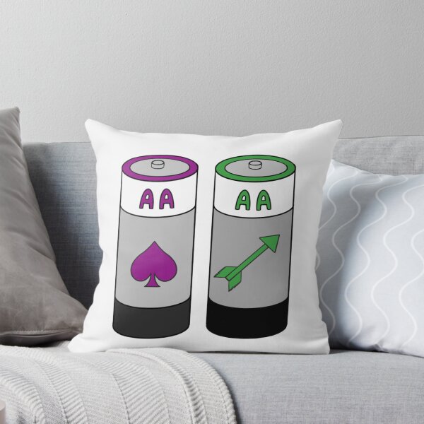 Item preview, AA Battery (Asexual and Aromantic) designed and sold by Aly's Art Shop.