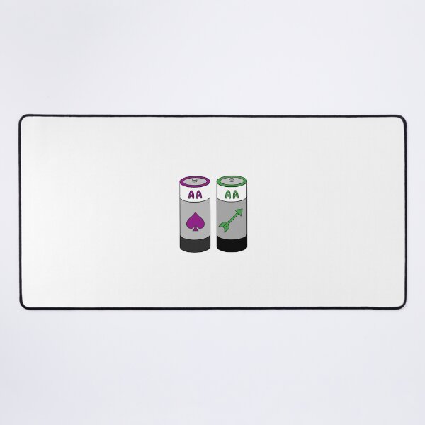 Item preview, AA Battery (Asexual and Aromantic) designed and sold by Aly's Art Shop.