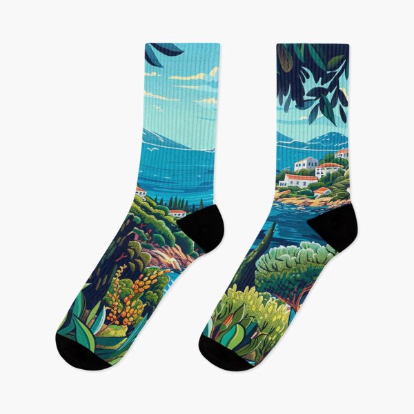 Item preview, Greek Island Canvas - Coastal Paradise designed and sold by CleverboyDsgns.