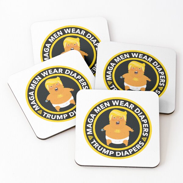 Item preview, Maga Men wear Diapers - trump diapers - Anti trump designed and sold by Thelittlelord.