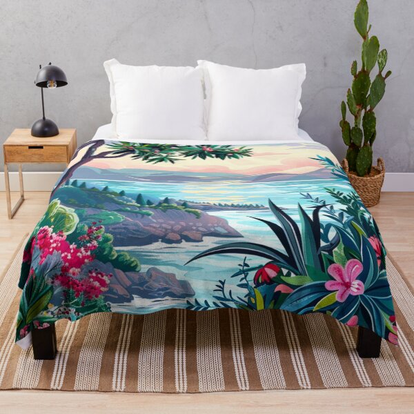 Item preview, Mediterranean Coastal Paradise- Greek Island Canvas designed and sold by CleverboyDsgns.