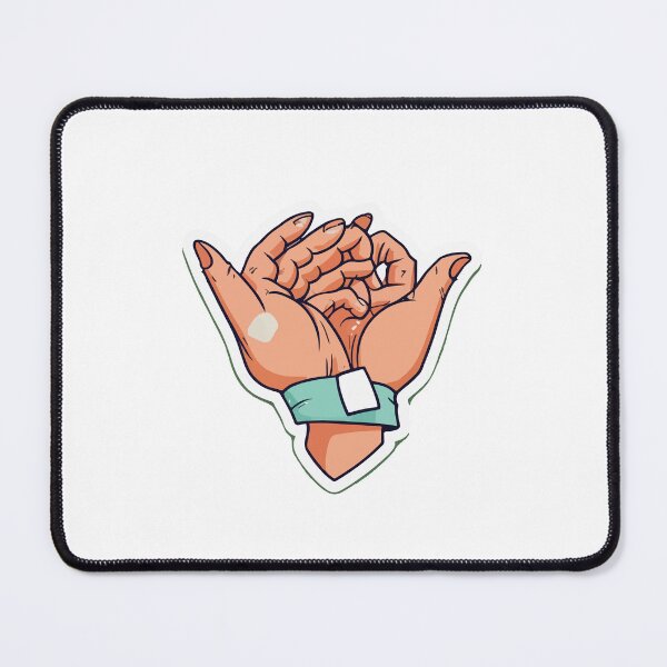 Item preview, Cartoon Hands Applying Bandage - Fun Paramedic Sticker designed and sold by NiftyWrx.