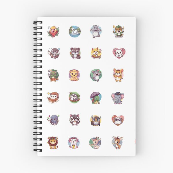 Item preview, Chibi Style Cartoon Animal Stickers: Adorable Characters for Everyone's Heart designed and sold by Brian Hibbs.