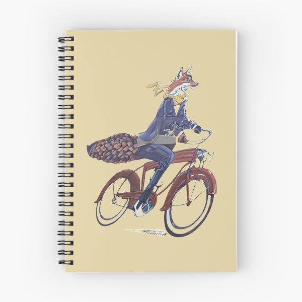 Item preview, Fox on Bicycle designed and sold by MugsAndDuds.