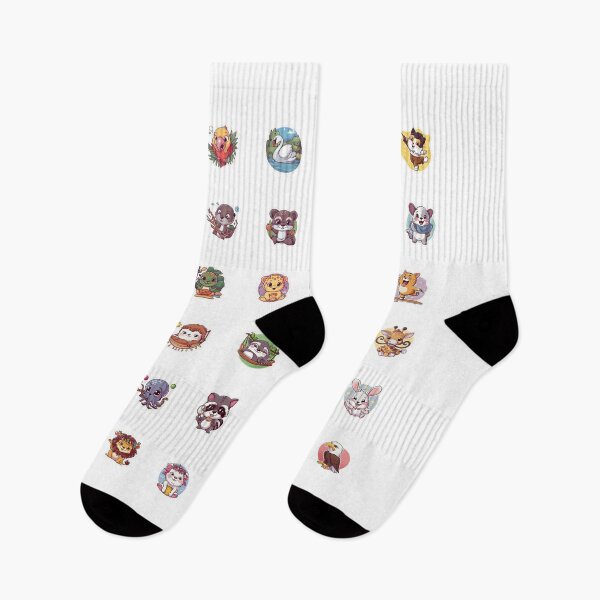 Item preview, Chibi Style Cartoon Animal Stickers: Adorable Characters for Everyone's Heart designed and sold by Brian Hibbs.