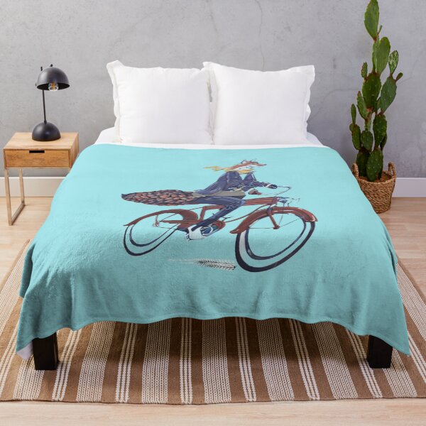 Item preview, Fox on Bicycle designed and sold by MugsAndDuds.