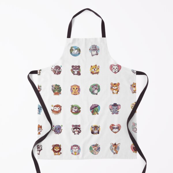 Item preview, Chibi Style Cartoon Animal Stickers: Adorable Characters for Everyone's Heart designed and sold by Brian Hibbs.