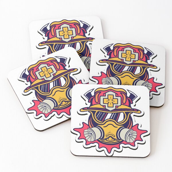 Item preview, Firefighter Helmet & Paramedic Badge Emblem designed and sold by NiftyWrx.
