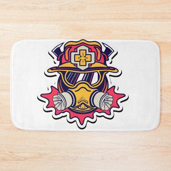 Item preview, Firefighter Helmet & Paramedic Badge Emblem designed and sold by NiftyWrx.