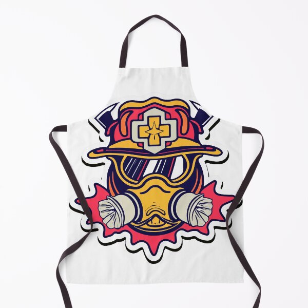 Item preview, Firefighter Helmet & Paramedic Badge Emblem designed and sold by NiftyWrx.