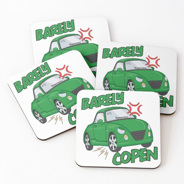 Item preview, Green Barely Copen designed and sold by Kawaii Drive.