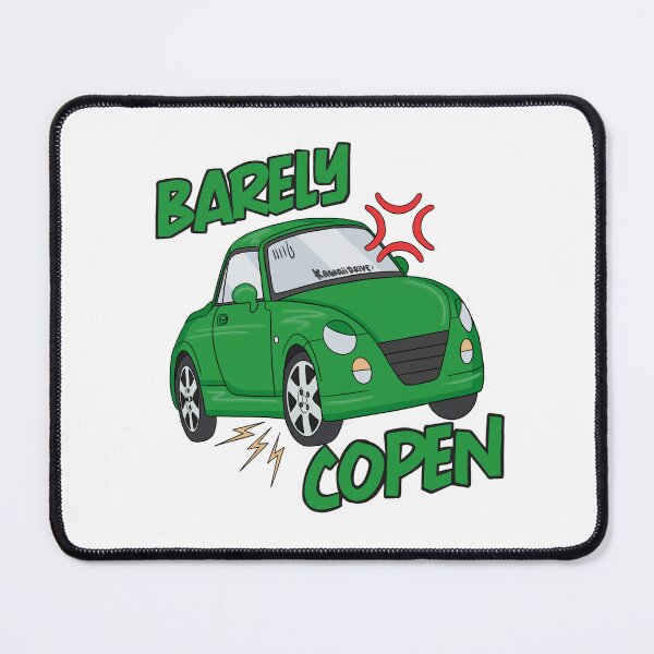Item preview, Green Barely Copen designed and sold by Kawaii Drive.