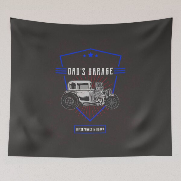 Artikelvorschau, Vintage Dad's Garage PS N Herz Retro Muskel entworfen und verkauft von chancieteeshop.