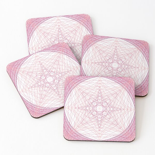 Item preview, Rectangular Pattern #6 Morph C [12696-Pinks-WB] designed and sold by LottMultimedia.
