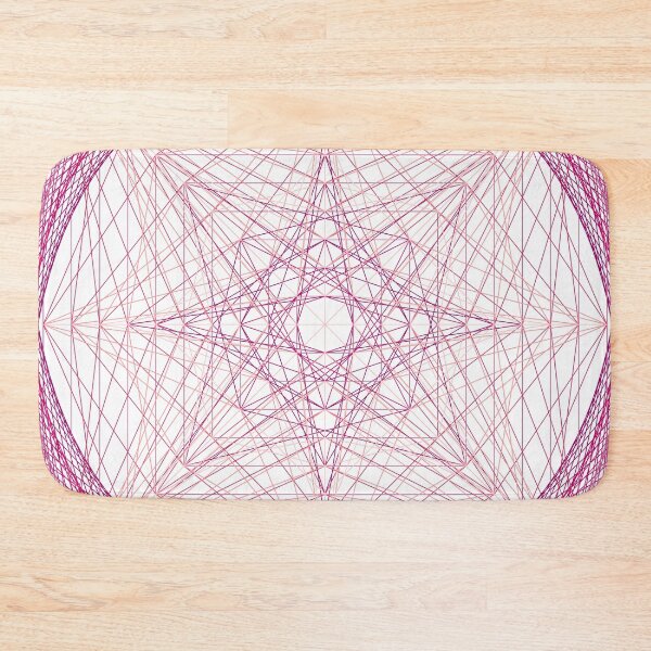 Item preview, Rectangular Pattern #6 Morph C [12696-Pinks-WB] designed and sold by LottMultimedia.