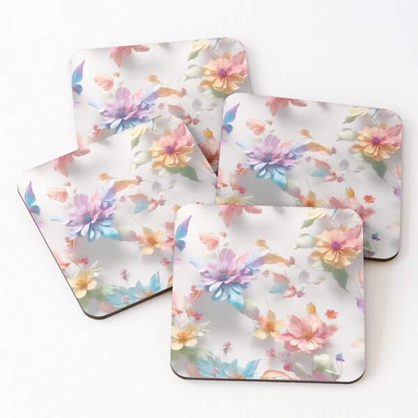 Item preview, Dreamy Pastel Flowers designed and sold by Neranchara.