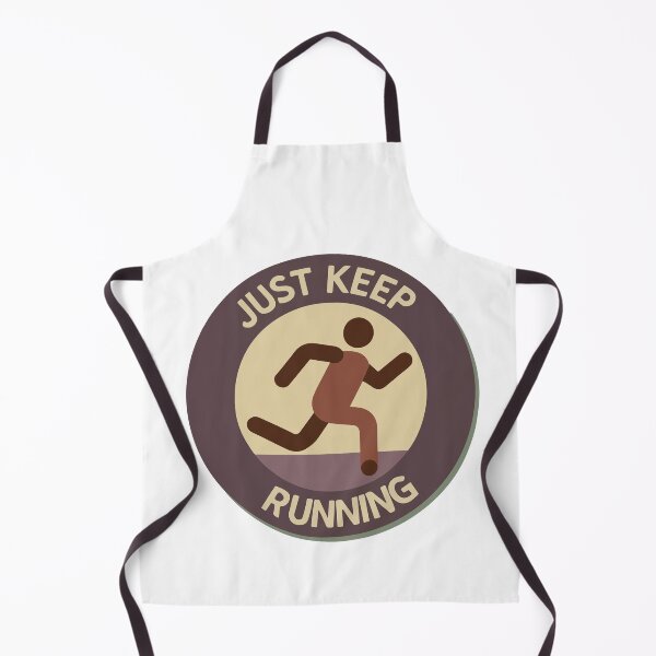 Item preview, Just Keep Running - Minimalist Motivational Design designed and sold by NiftyWrx.