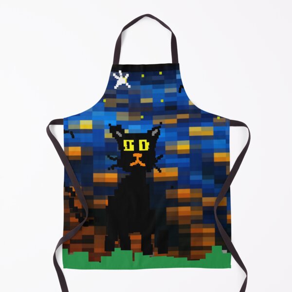 Item preview, Pixel Night Cat Design designed and sold by 3triadstore.