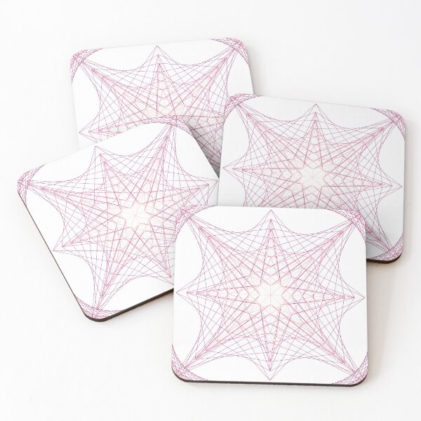 Item preview, Rectangular Pattern #6 Morph C [12896-Pinks-WB] designed and sold by LottMultimedia.