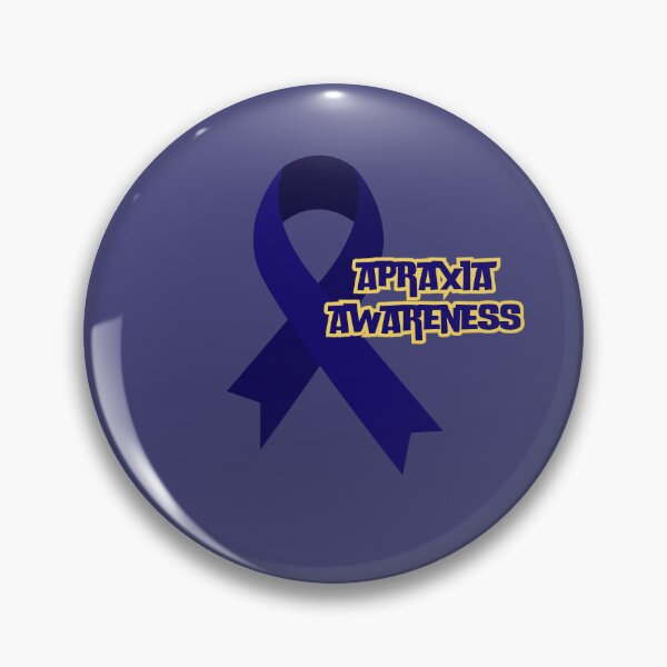 Item preview, Apraxia awareness blue ribbon designed and sold by CustomTeeCraft.