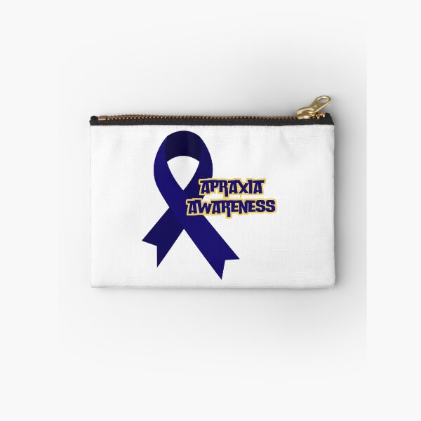 Item preview, Apraxia awareness blue ribbon designed and sold by CustomTeeCraft.